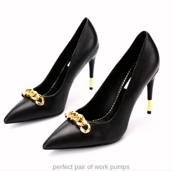 Perfect pair of work pumps