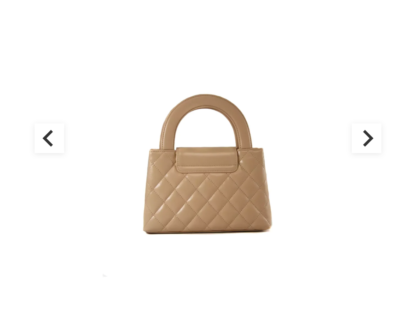 Nadine B 25 Small Bag Beige Chian Caviar GHW