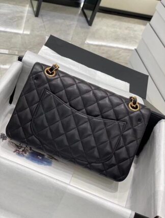 Nadine B CC Medium Classic Double Flap Handbag GHW