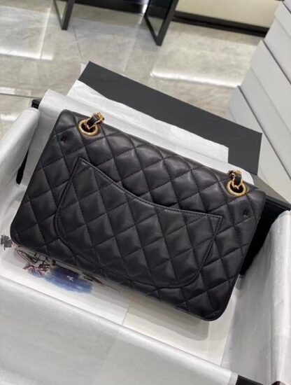 Nadine B CC Medium Classic Double Flap Handbag GHW