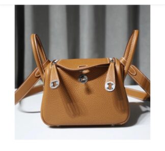 Nadine B Mini Lindy 20 Clemence Gold Handbag PHW