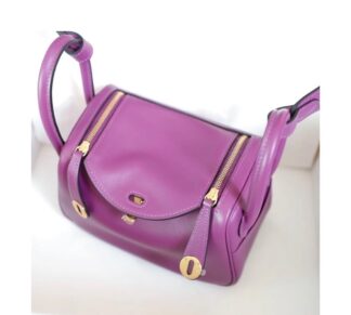 Nadine B Mini Lindy 20 Anemone Swift Handbag GHW