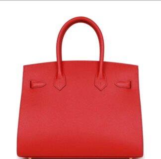 READY TO SHIP: Nadine B30 Sellier Rouge Casaque Epsom Handbag GHW