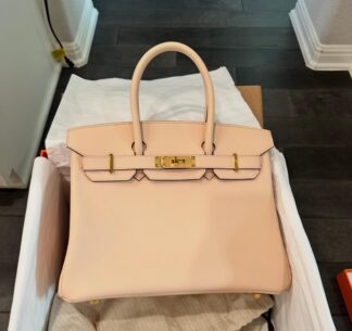 Nadine B30 Rose Pastel Eglantine Handbag GHW