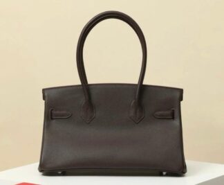 Nadine B29 Ebene Evercolor Shoulder Handbag PHW