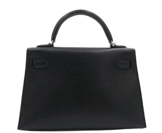 Nadine B Kelly Mini Black Chevre Handbag PHW